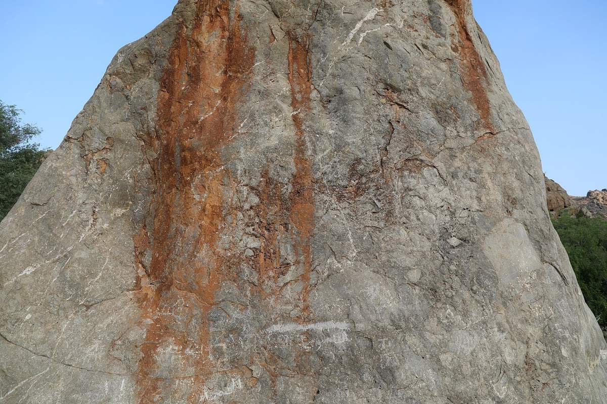 Coleman's Rock — Hasat Bin Salt (roccia di coleman), monolite con rilievi databili tra III e I millennio a.c., e graffiti 04.jpg